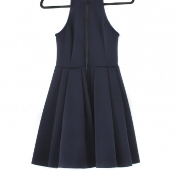 T by Alexander Wang scuba zip-up a-line dress - Picture 2 of 3